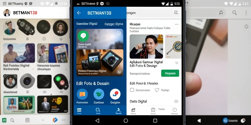 Tampilan antarmuka aplikasi BETMAN138 yang ramah pengguna.