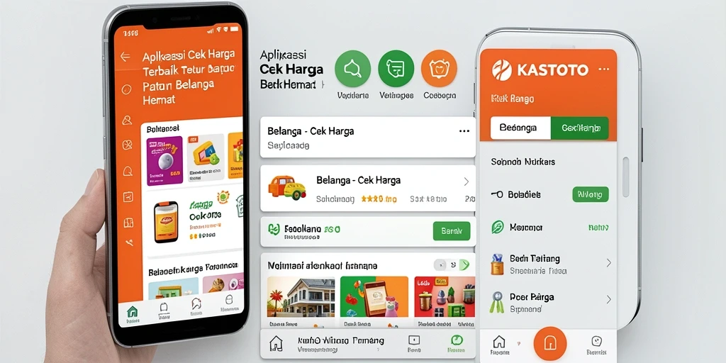 Screenshot KASTOTO menampilkan antarmuka Cek Harga yang informatif.