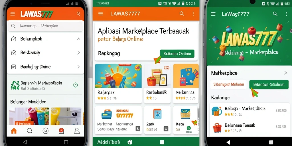 Tampilan antarmuka LAWAS777 yang menarik dan fungsional untuk belanja online.