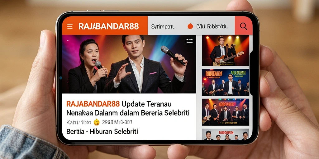 Tampilan antarmuka apik RAJABANDAR88 yang menarik dan informatif.