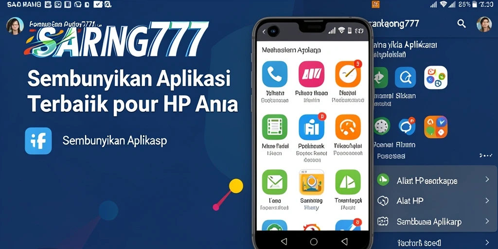 Tampilan antarmuka aplikasi SARANG777 yang sederhana dan efektif.