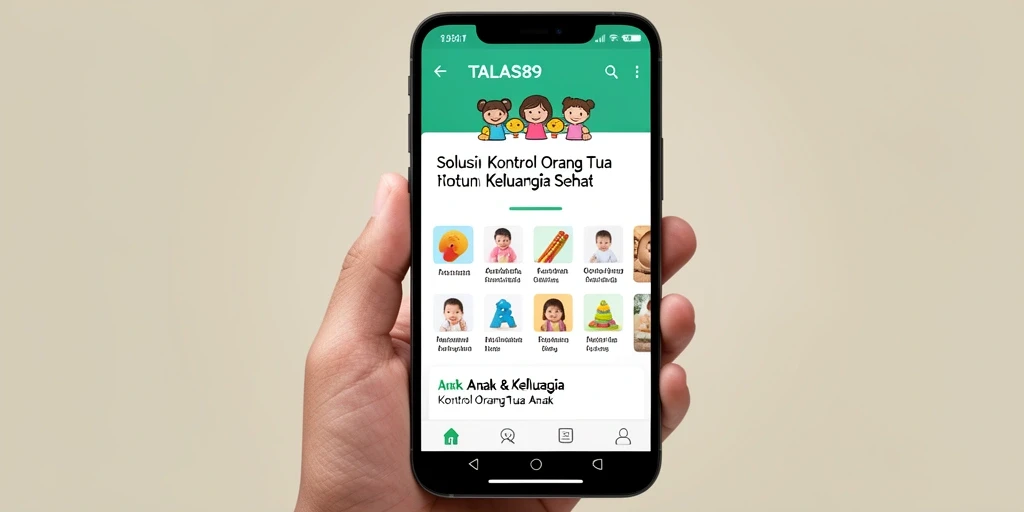 Tampilan antarmuka TALAS89 yang sederhana dan mudah digunakan.